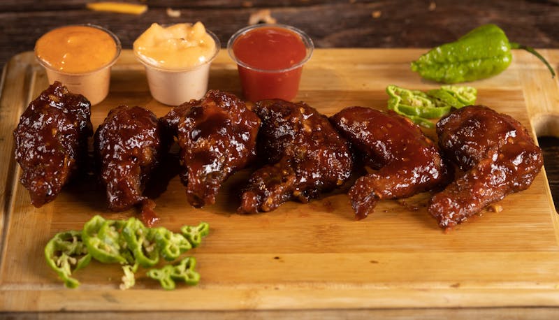 Buffalo wings appetizer